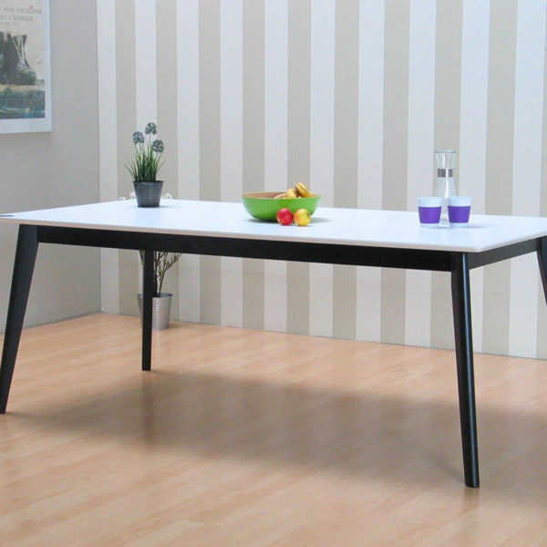 Esstisch inger schwarz retro im mid century modern design mid ...
