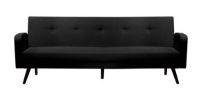 Schwarzes Retro-Sofa